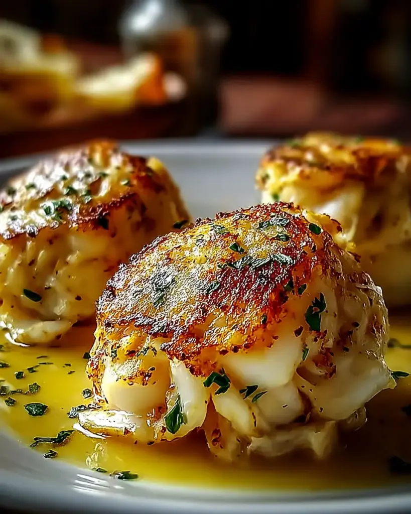 A delicious plate of Irresistibly Good Famous Crab Bombs That Will Delight Your Tastebuds
