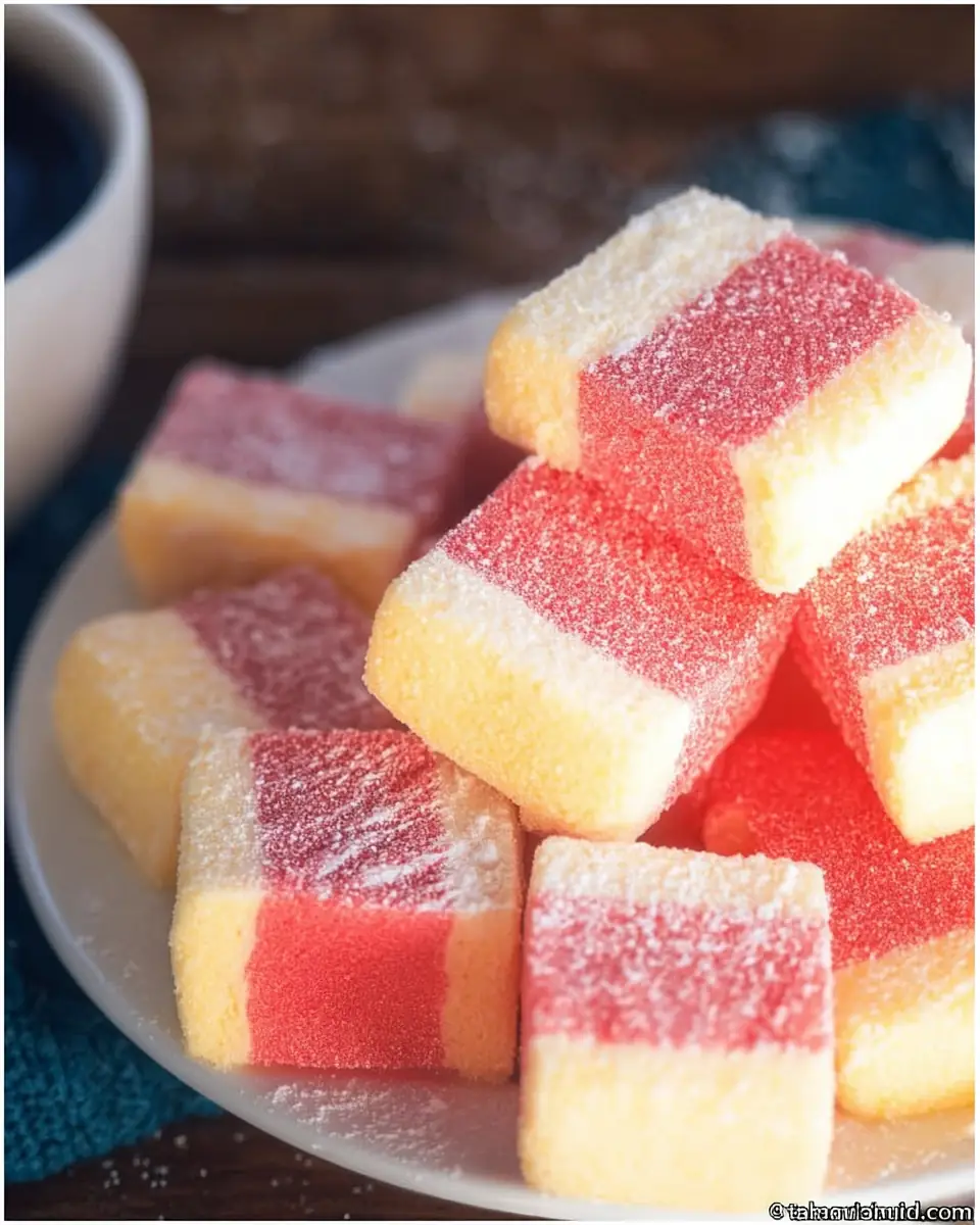 A delicious plate of JELL-O Marshmallow Candy