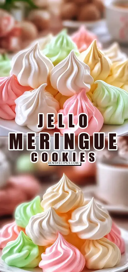 Easy Jello Meringue Cookies