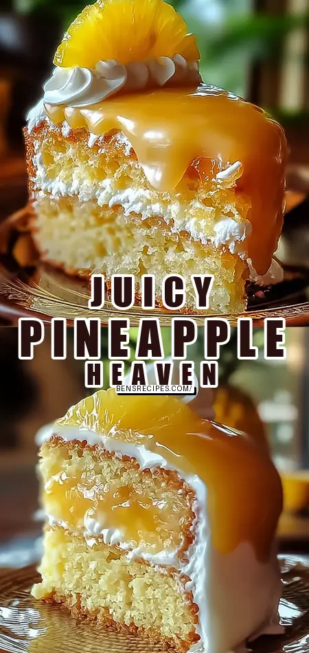 Juicy Pineapple Heaven Cake