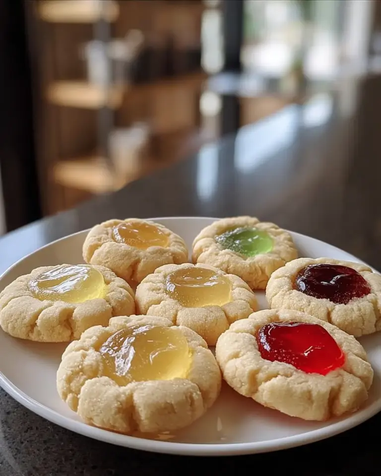 A delicious plate of Jello Sugar Cookies