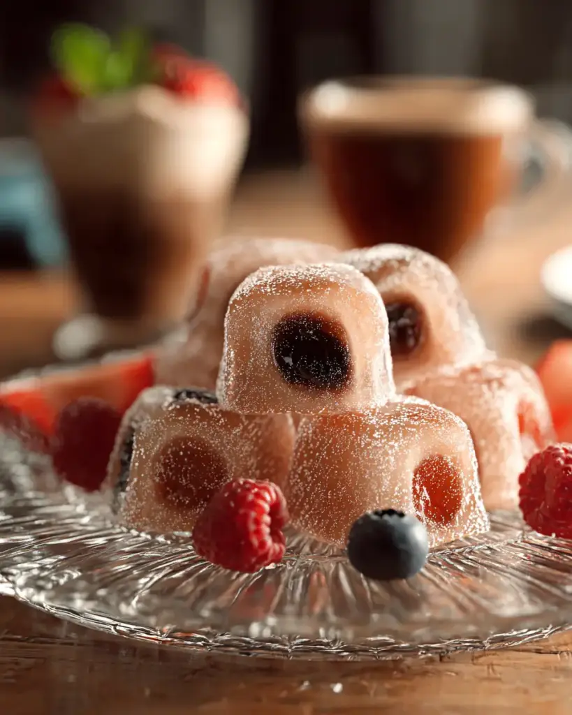 A delicious plate of Jelly-Filled Delights