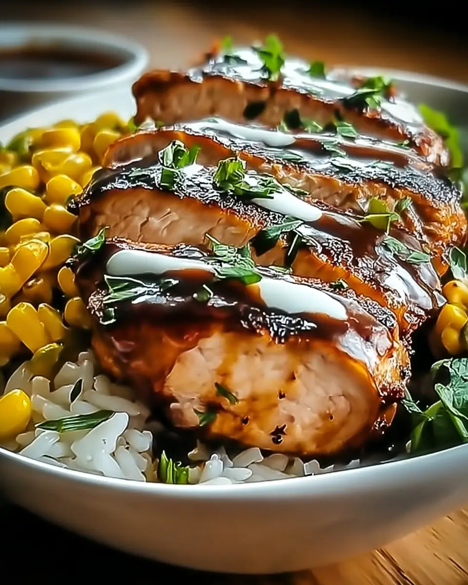 A delicious plate of Juicy High Protein Meal Prep Chicken for Easy Summer Dinners