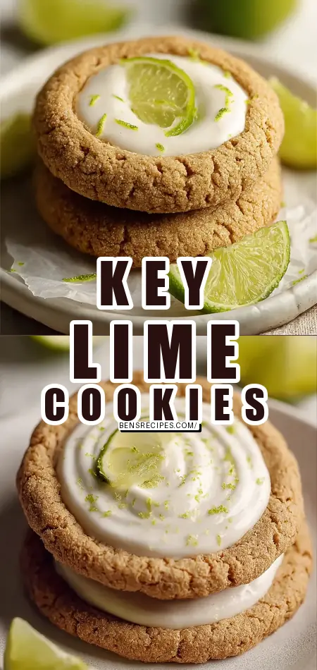Zesty Key Lime Pie Cookies