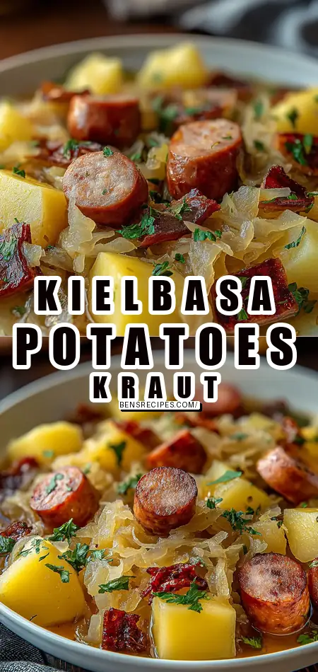 Kielbasa with Potatoes and Kraut