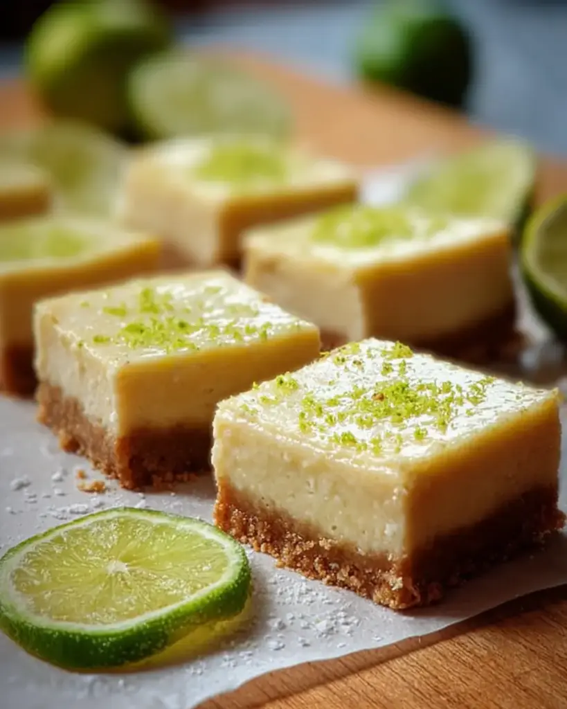 A delicious plate of Key Lime Pie Bars