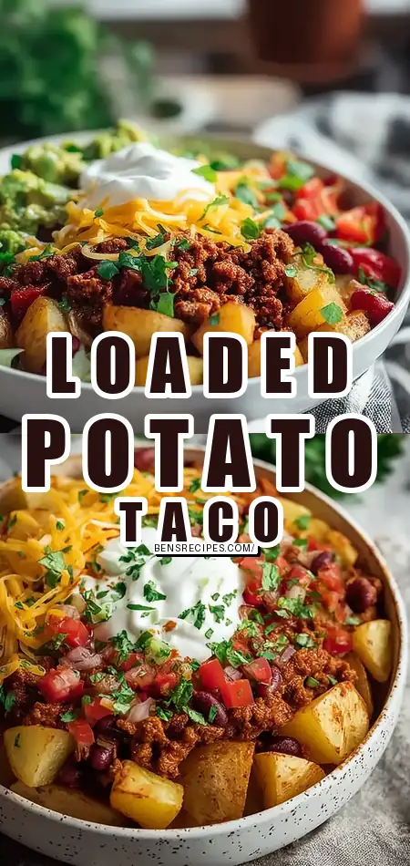 Loaded Potato Taco Bowl
