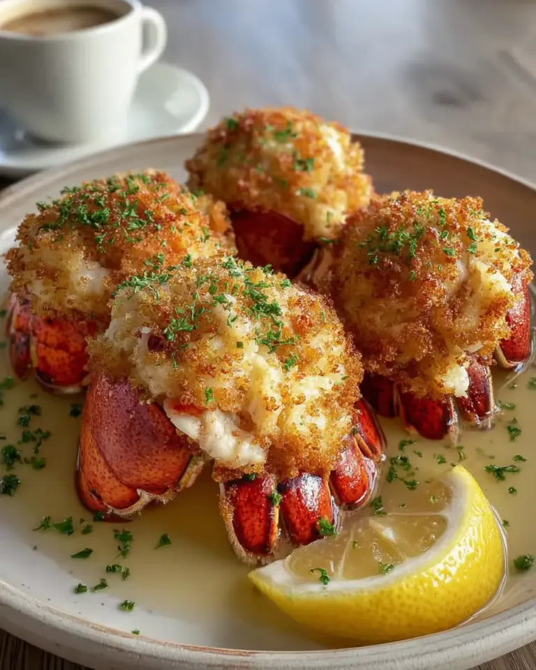 A delicious plate of Lobster & Crab Butter Bombs