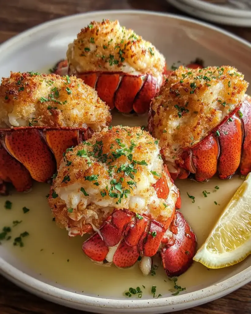 A delicious plate of Lobster & Crab Butter Bombs