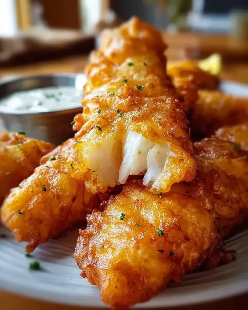 A delicious plate of Long John Silver Style Fish Fry