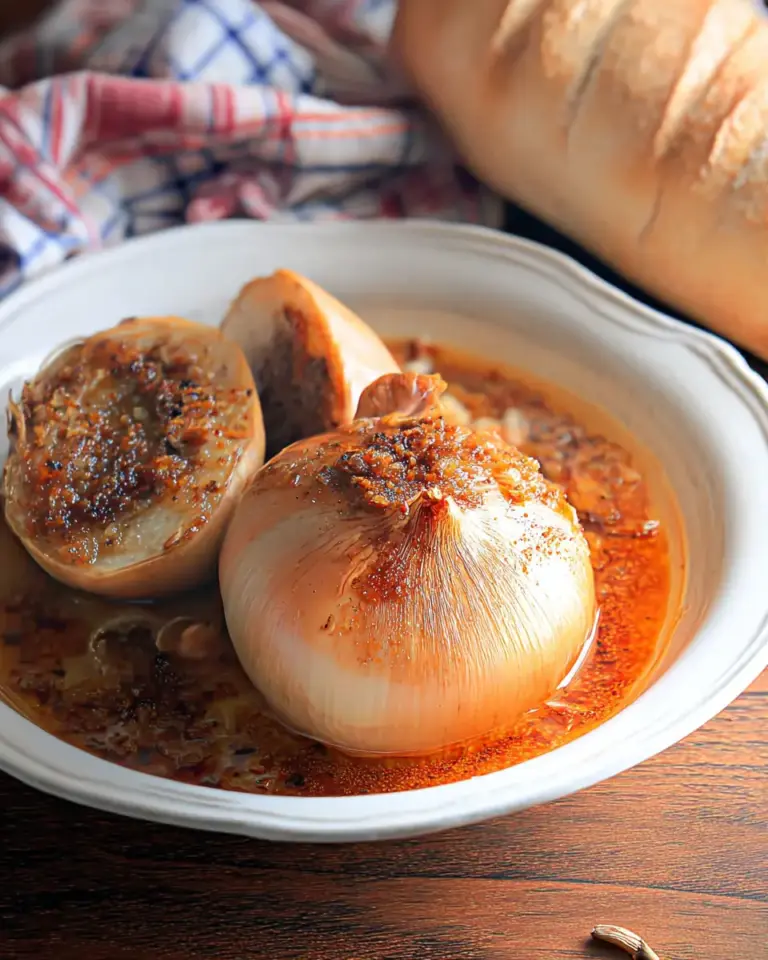 A delicious plate of Onion Boil Recipe