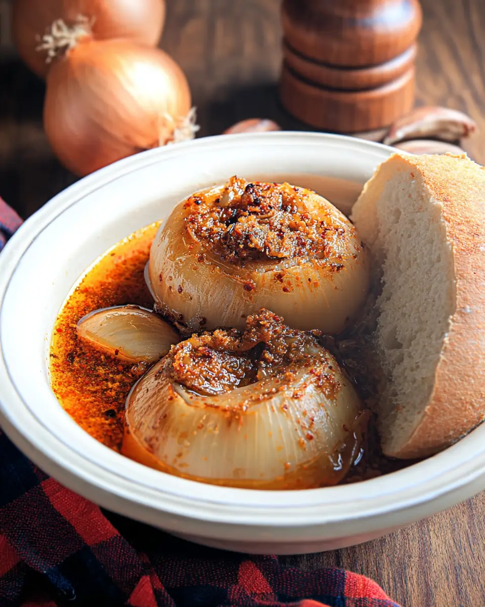 A delicious plate of Onion Boil Recipe