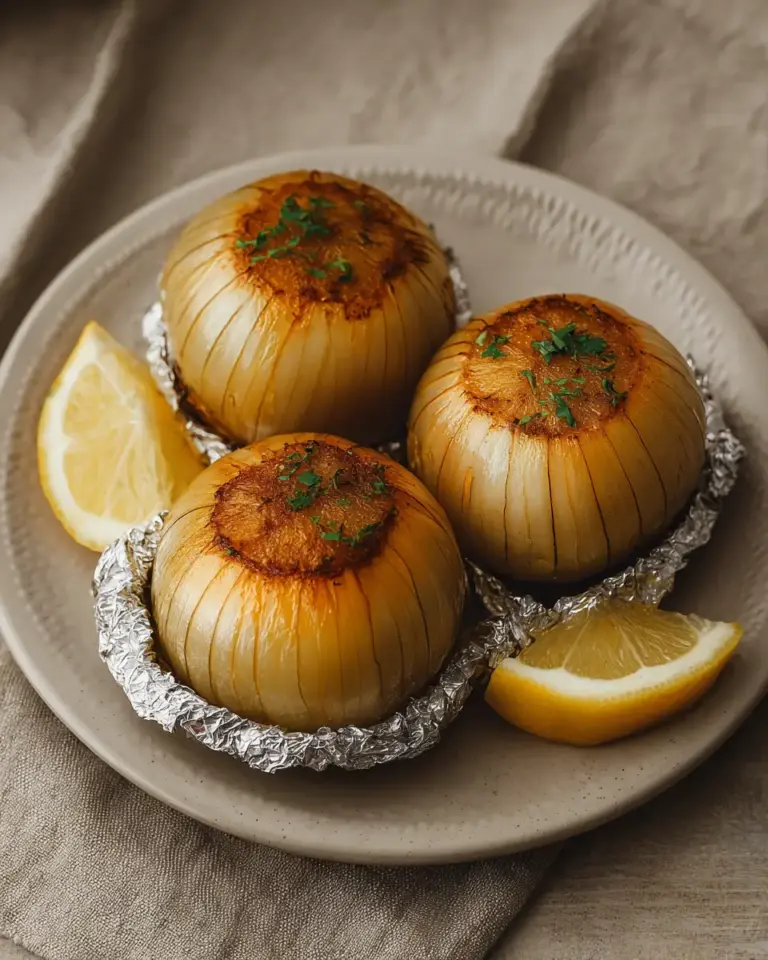 A delicious plate of Onion Boil: The Southern-Inspired TikTok Recipe You Didn’t Know You Needed