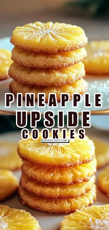 Pineapple Upside Sugar Cookies