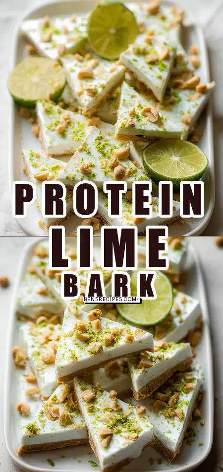 High Protein Key Lime Pie Yogurt Bark Recipe