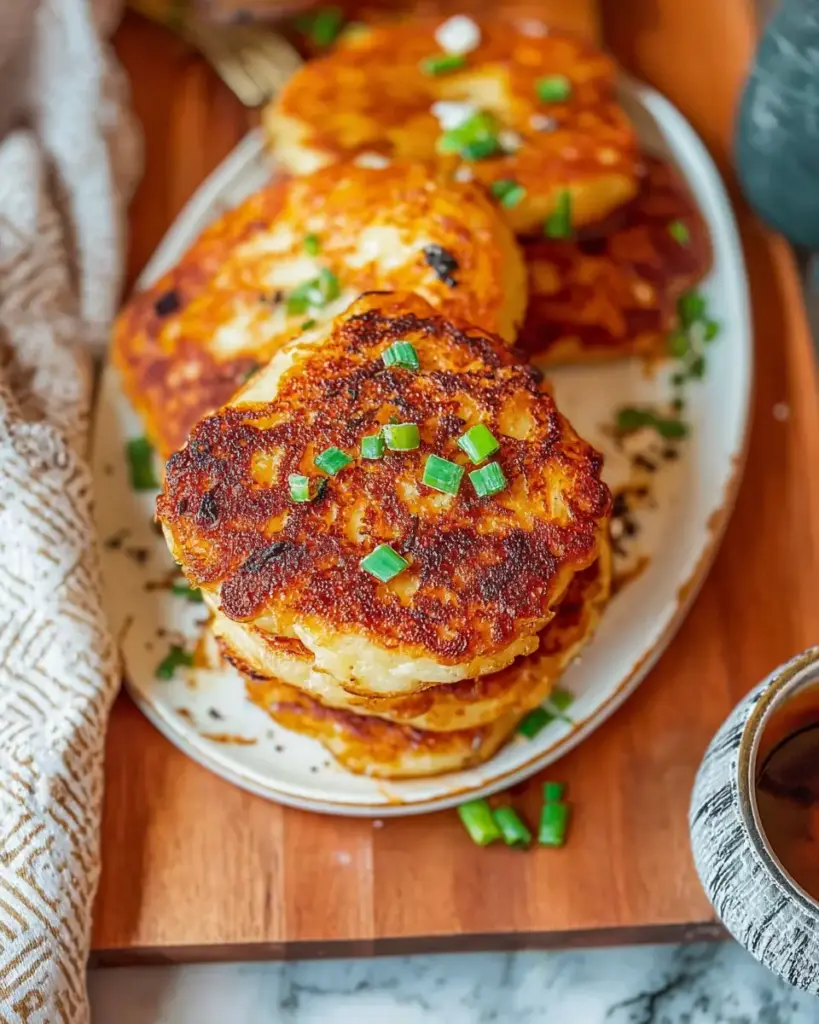 A delicious plate of Potato Pancakes Recipe