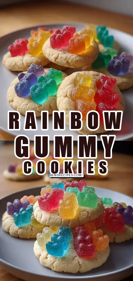 Amazing 10 Rainbow Gummy Bear Cookies Taste