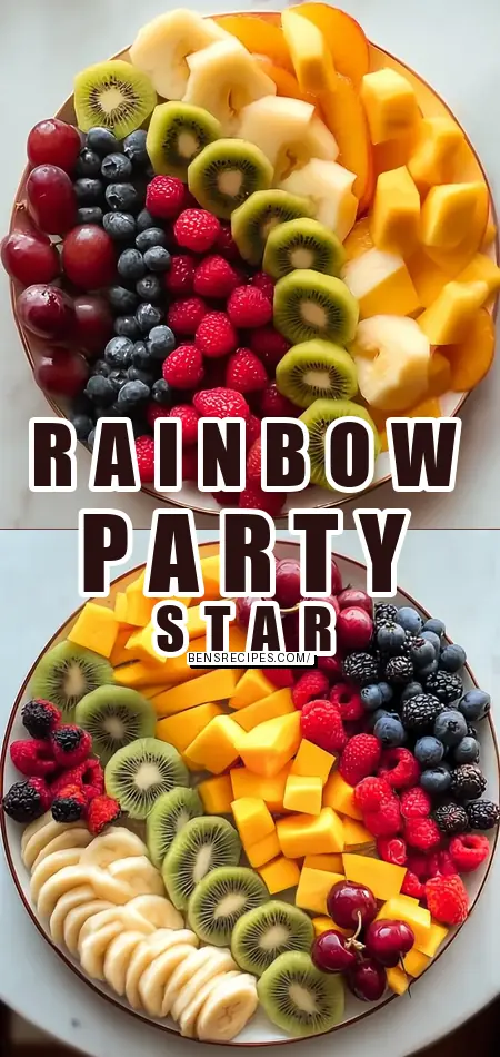 Rainbow Fruit Platter: Your Easiest Party Star
