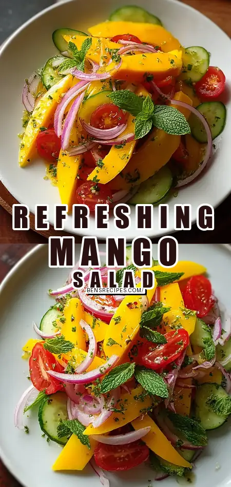 Refreshing Mango Salad Recipe with Lime Dressing