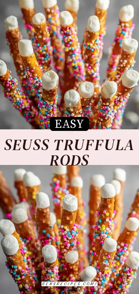 Dr. Seuss Truffula Tree Pretzel Rods Recipe to Delight Kids!
