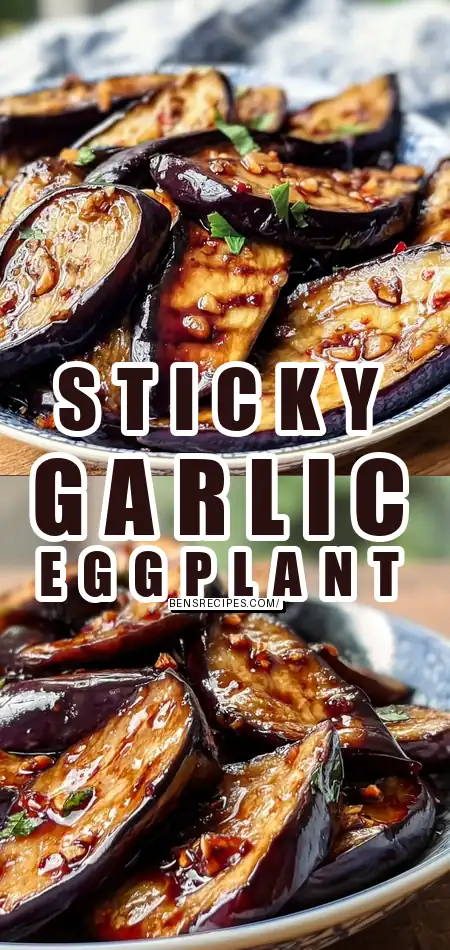 Savor Irresistible Sticky Garlic Eggplant for Quick Vegan Yum