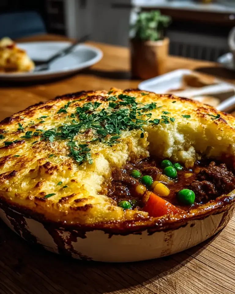 A delicious plate of Shepherds Pie