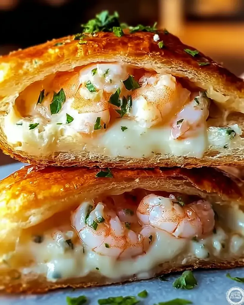 A delicious plate of Shrimp Crab Melts: Your Easy Comfort Snack Awaits!
