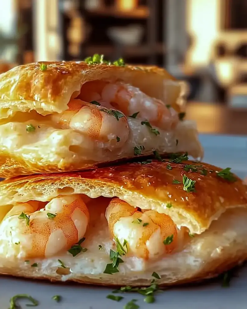 A delicious plate of Shrimp Crab Melts: Your Easy Comfort Snack Awaits!