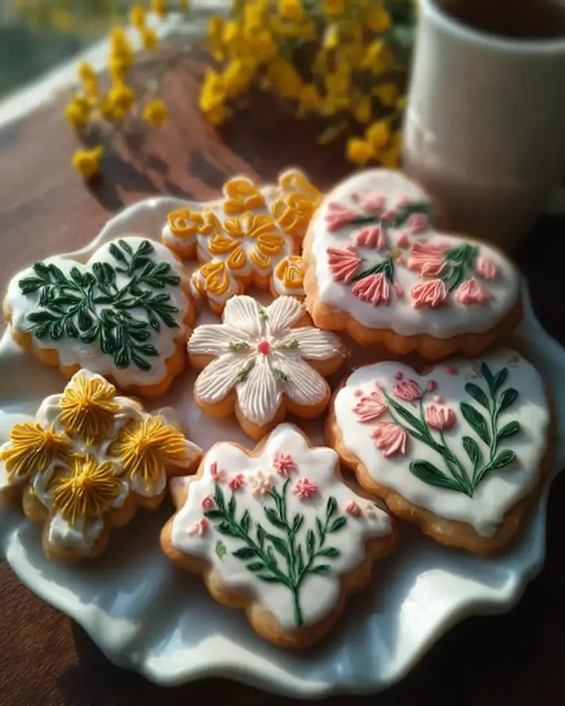 A delicious plate of Spring Decorated Cookies: 5 Joyful Recipes to Try Today