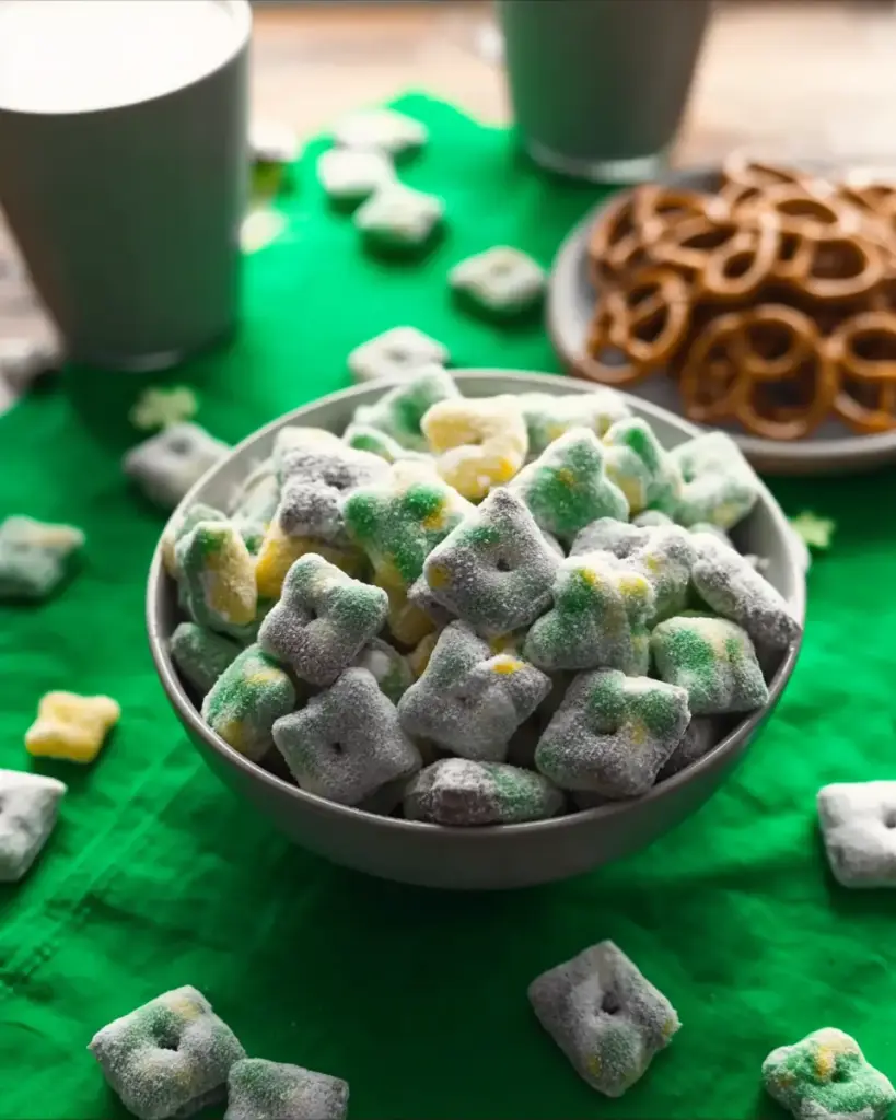 A delicious plate of St. Patrick’s Day Lucky Chow