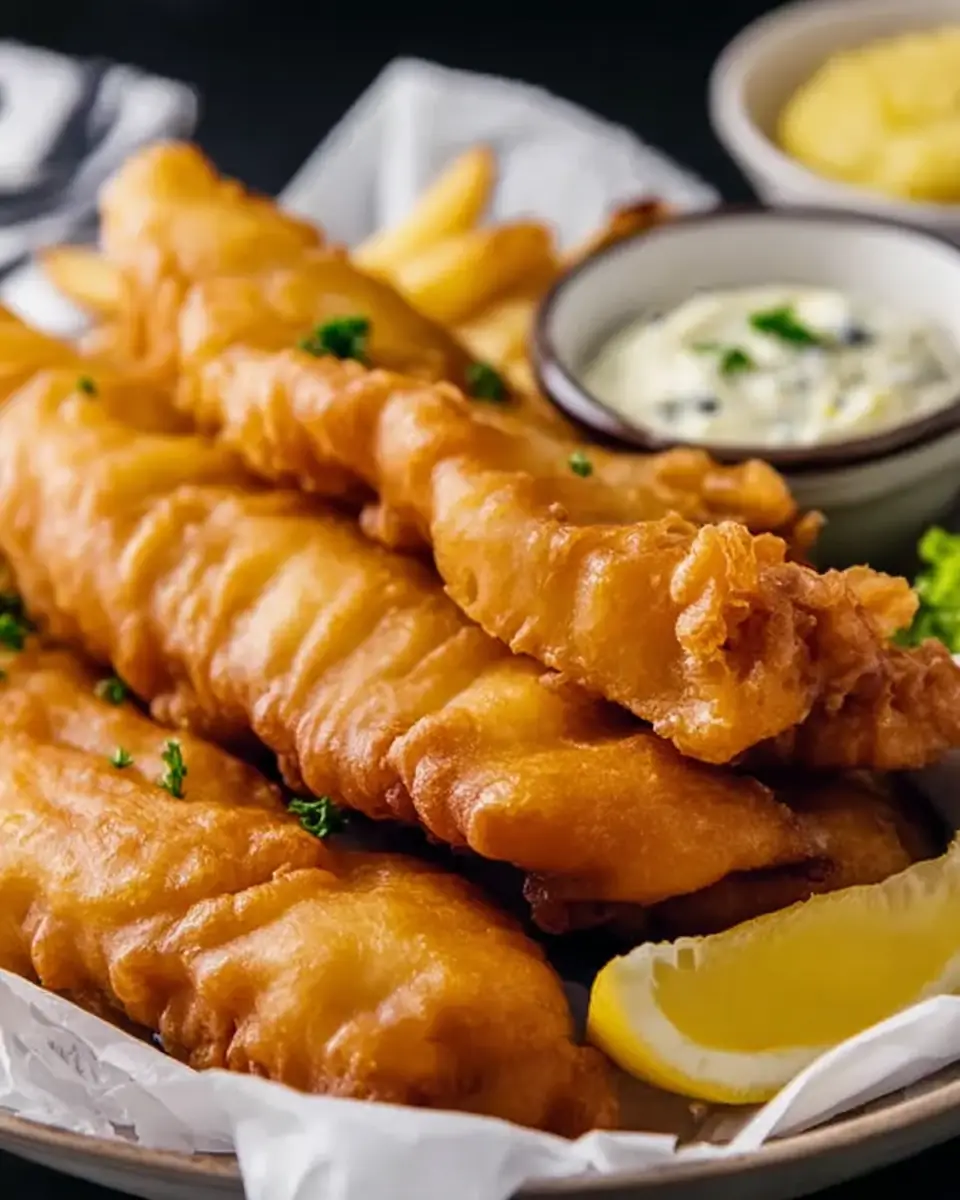 A delicious plate of Ultimate Crispy Battered Fish — Foolproof Batter Fish Recipe for Perfect Crunch