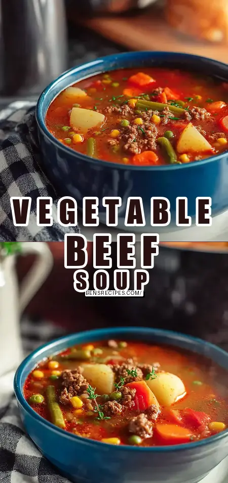 Vegetable Ground Beef Soup