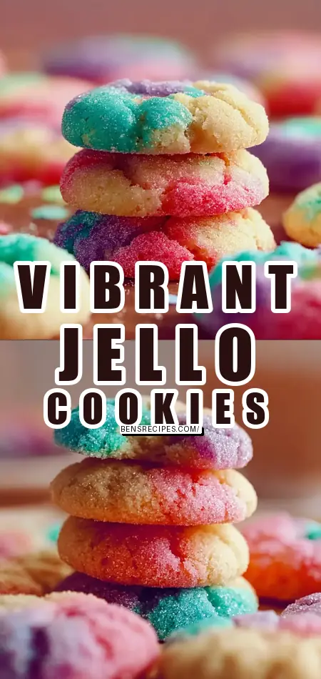 Vibrant Jello Sugar Cookies