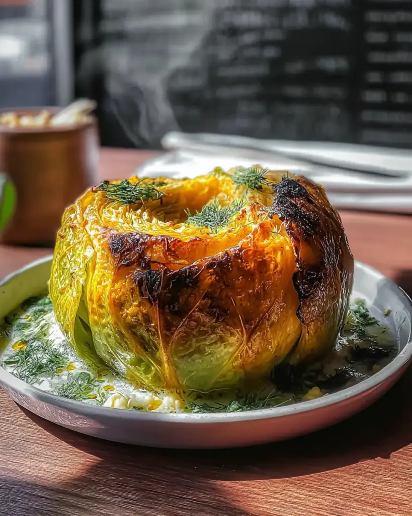 A delicious plate of VIRAL CABBAGE BOIL with Garlic Butter Magic You’ll Love