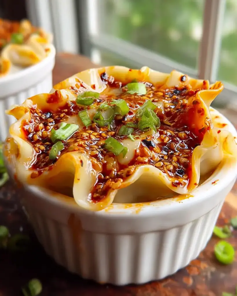 A delicious plate of Viral Dumpling Lasagna