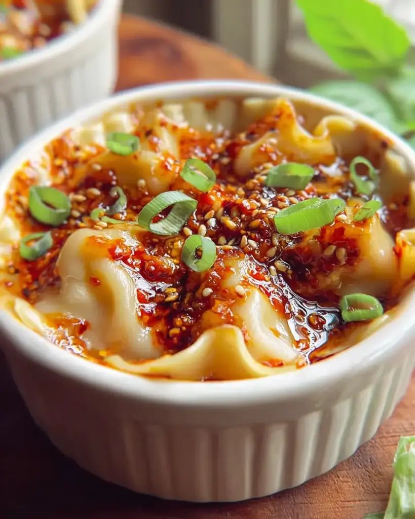 A delicious plate of Viral Dumpling Lasagna