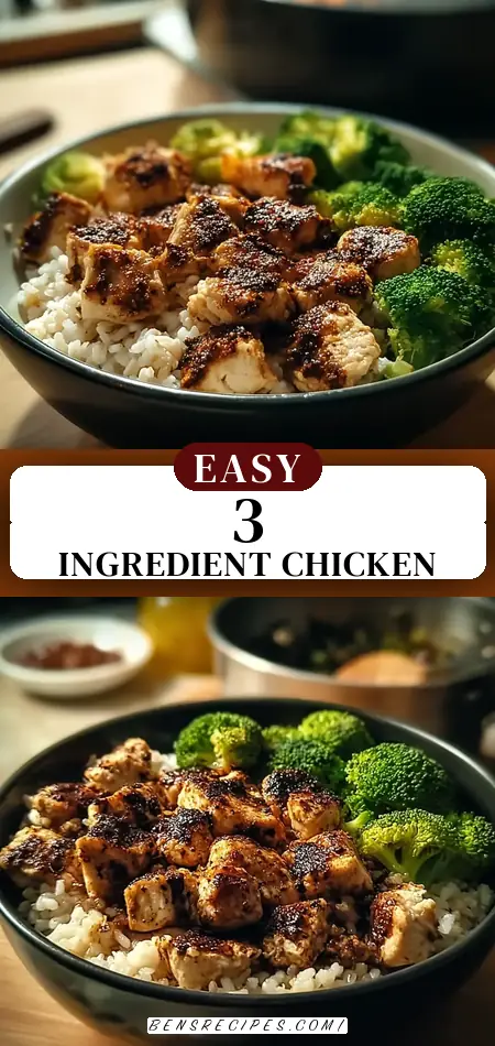 Insane 3-Ingredient Chicken Bowl for a Protein-Packed Feast