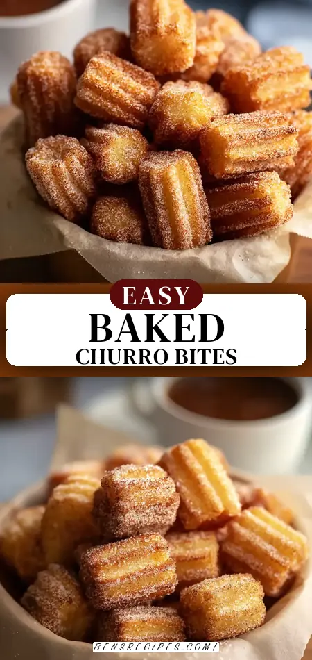 Easy Baked Churro Bites