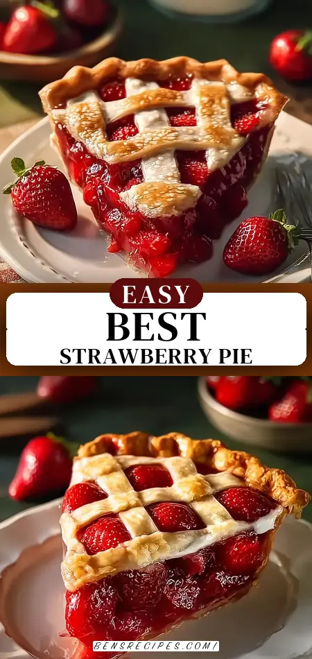 Best Strawberry Pie Recipe- Easy & Delicious