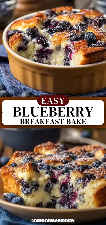 Blueberry Cottage Cheese Breakfast Bake