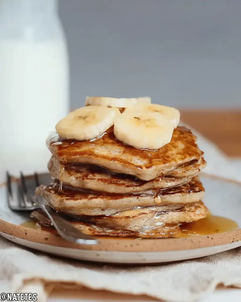 A delicious plate of Banana Protein Pancakes