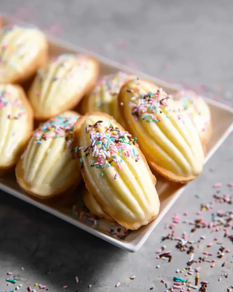 A delicious plate of Birthday Madelelines