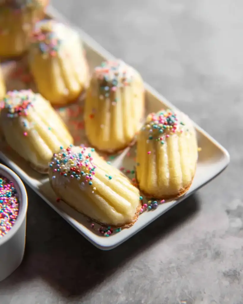 A delicious plate of Birthday Madelelines