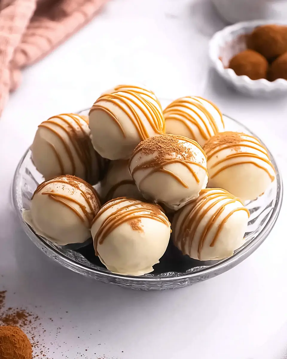 A delicious plate of Biscoff Truffles