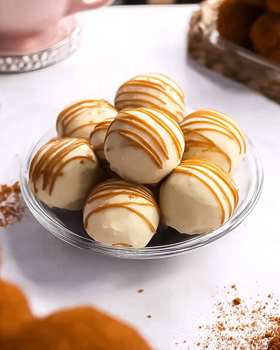 A delicious plate of Biscoff Truffles