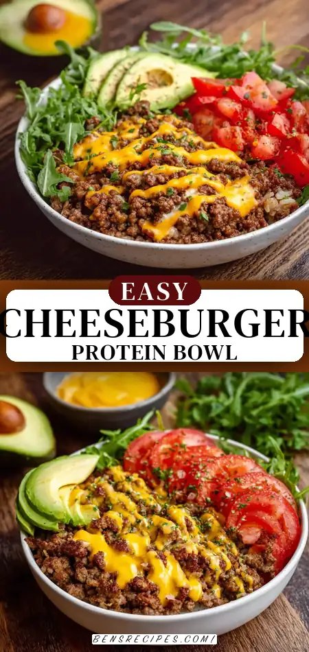 High-Protein Cheeseburger Bowls