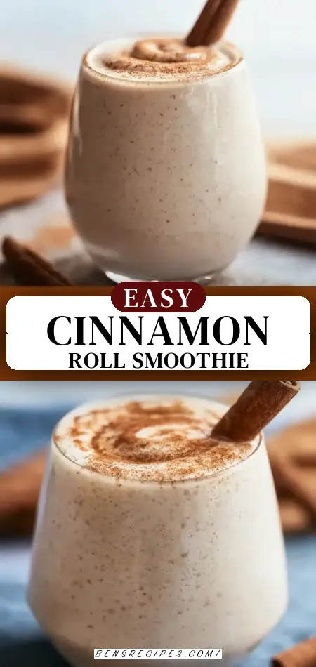 Vanilla Cinnamon Roll Protein Smoothie