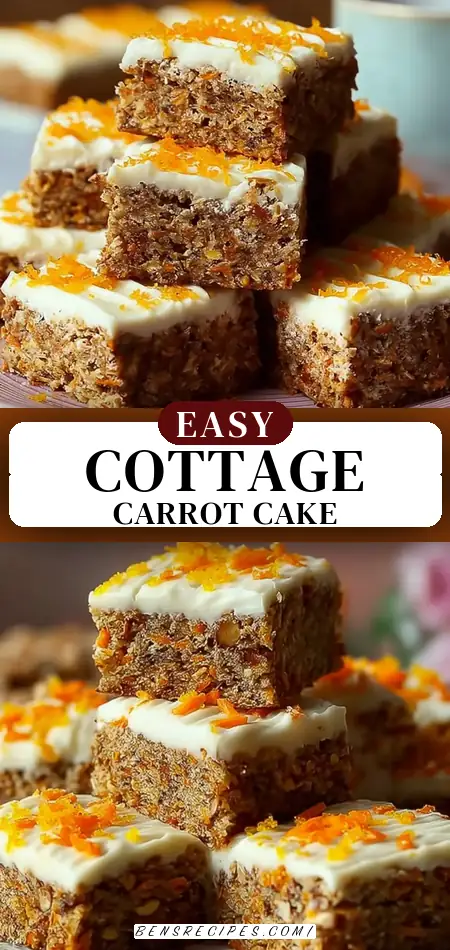 No Sugar Cottage Cheese Carrot Cake Bars