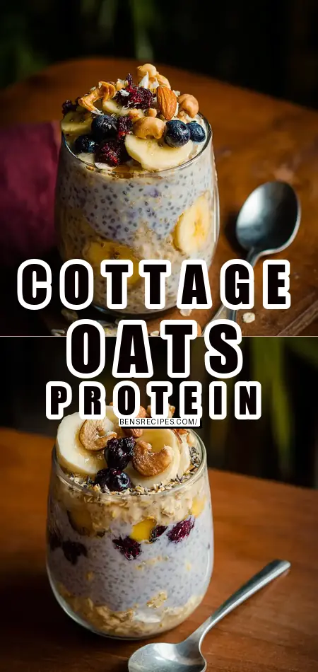 Cottage Cheese Overnight Oats (30g Protein)