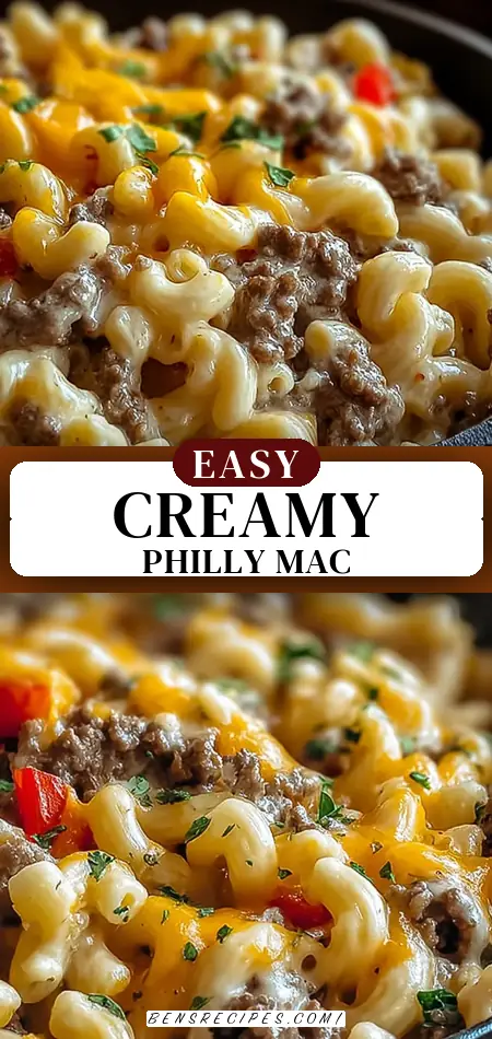 High-Protein Creamy Philly Cheesesteak Mac & Cheese